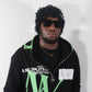 "FEDERAL RESERVE" FULL-ZIP HOODIE [SLIME GREEN]