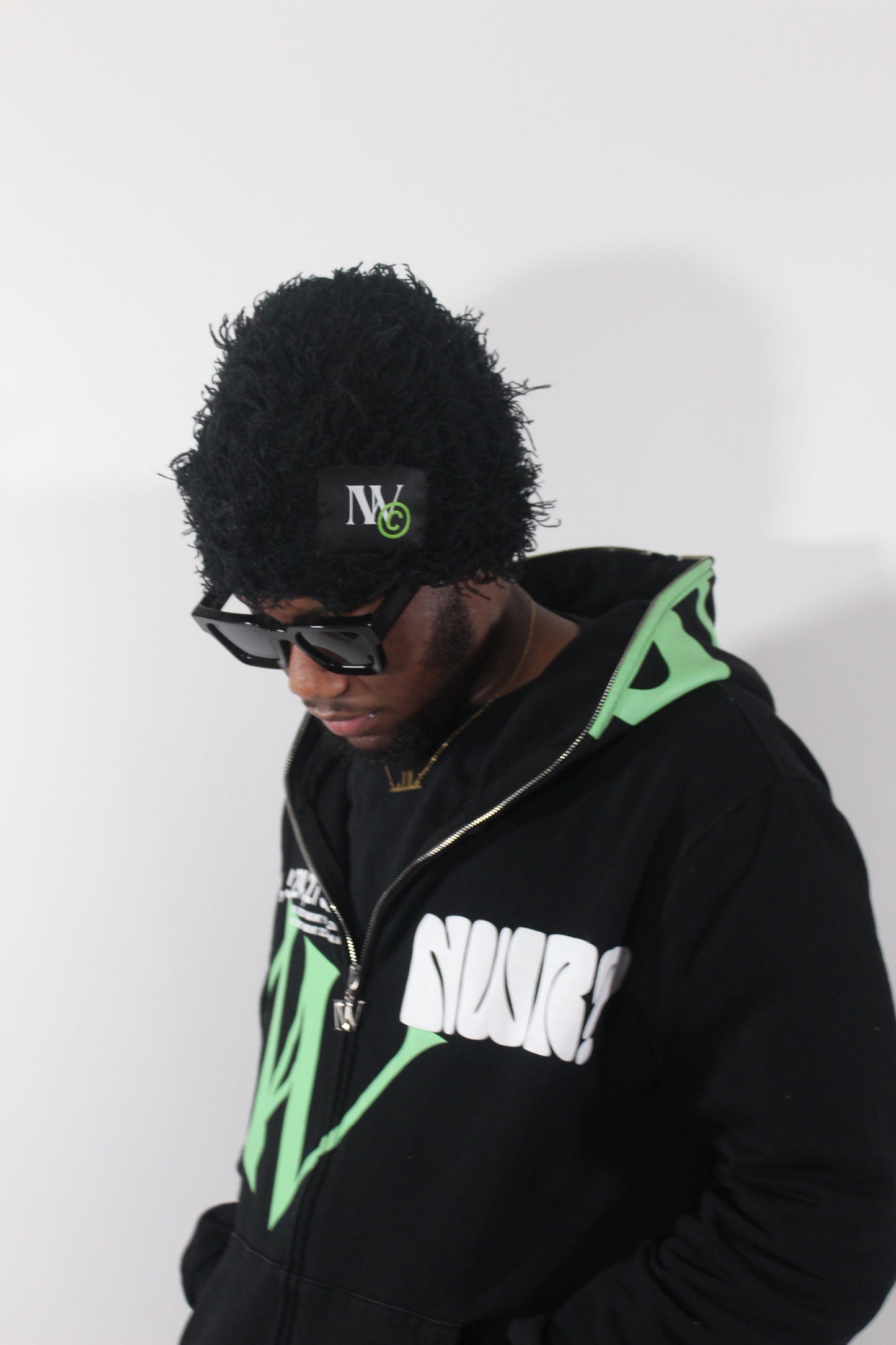 "FEDERAL RESERVE" BEANIE [SLIME GREEN]