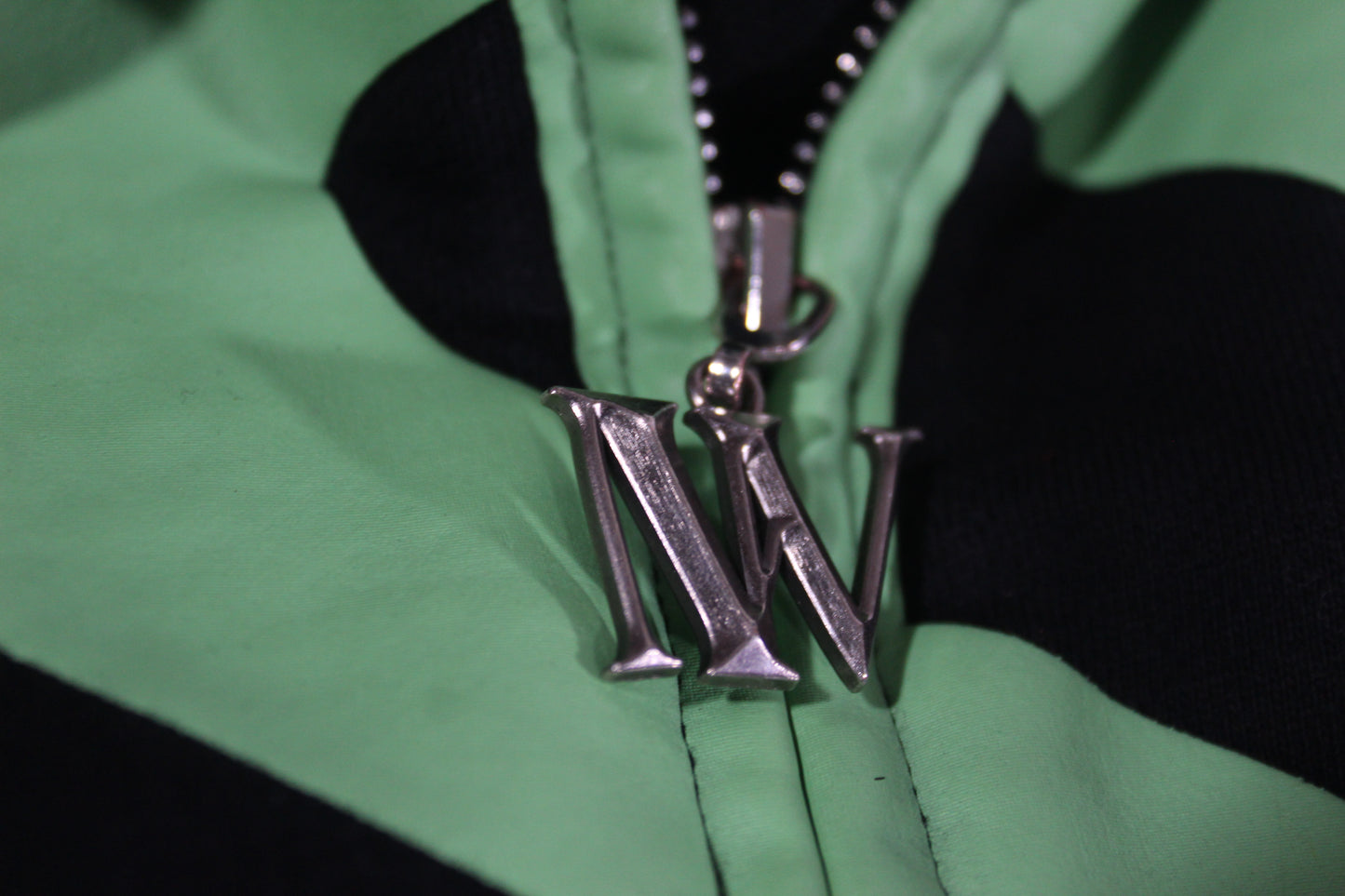 "FEDERAL RESERVE" FULL-ZIP HOODIE [SLIME GREEN]